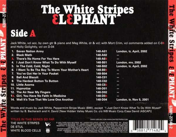 Soundgarden - White Stripes - Violent Femmes - CD's