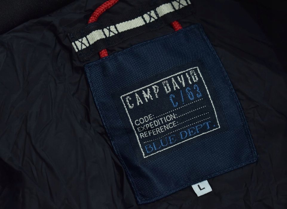 Camp David Ocieplana Pikowana Kamizelka Męska L