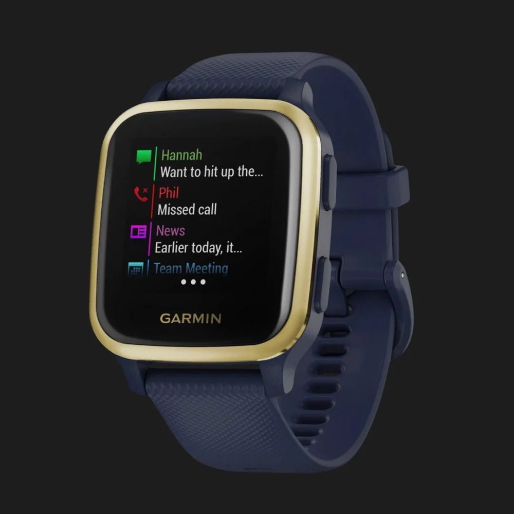 Смартчасы Garmin Veny Sq+ ремешок белый в подарок