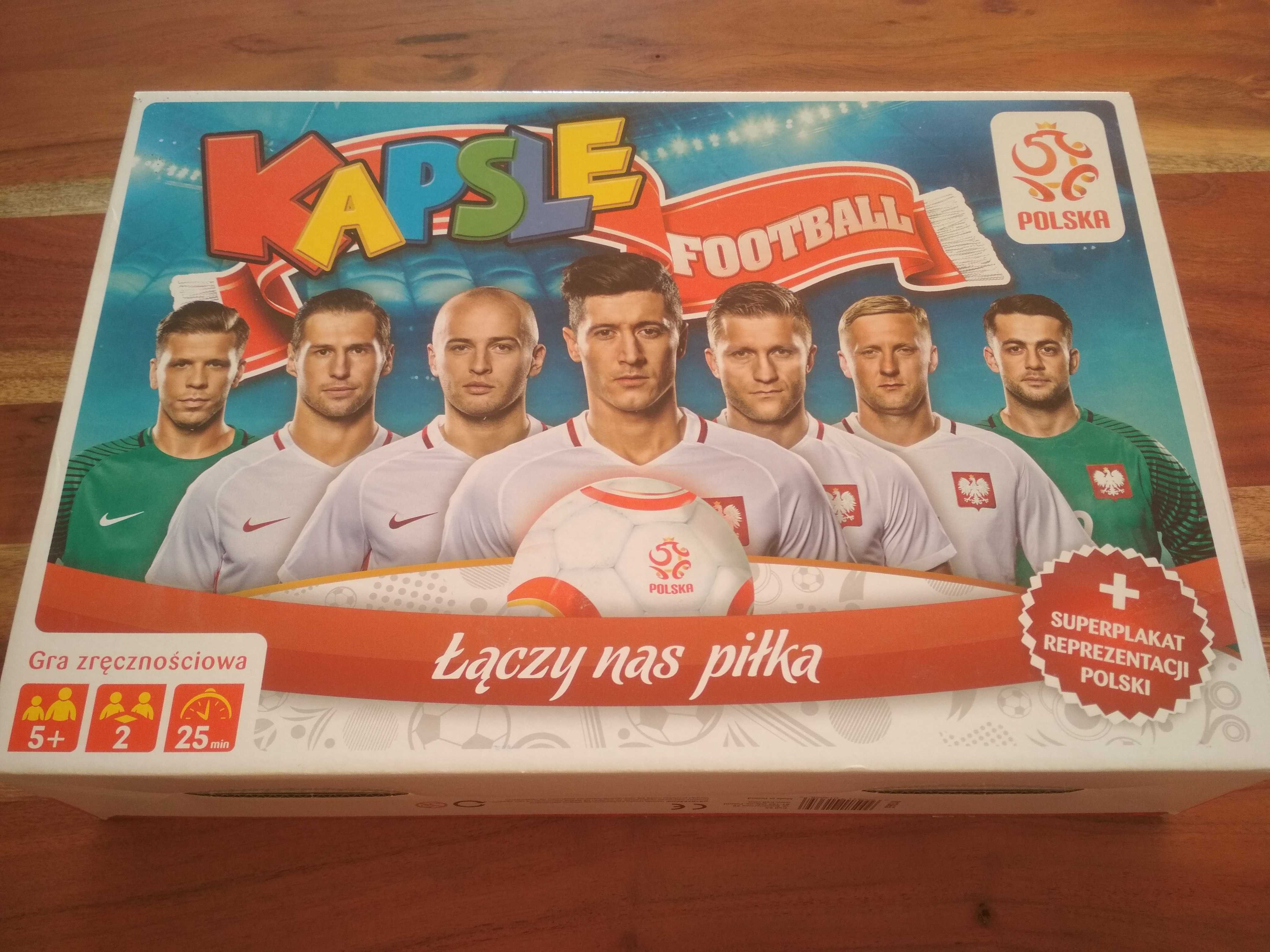 Gra Kapsle piłka nożna dla fana polskiego futbolu stan bdb