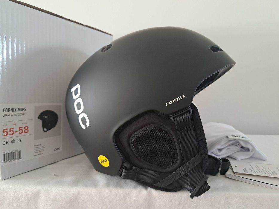 Kask narciarski POC Fornix Mips Uranium Black Matt M/L 55-58cm