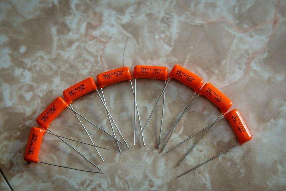 Orange drop .047uF para guitarra e baixo