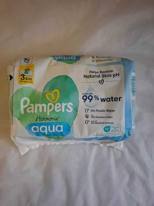 Chusteczki nawilżane pampers aqua