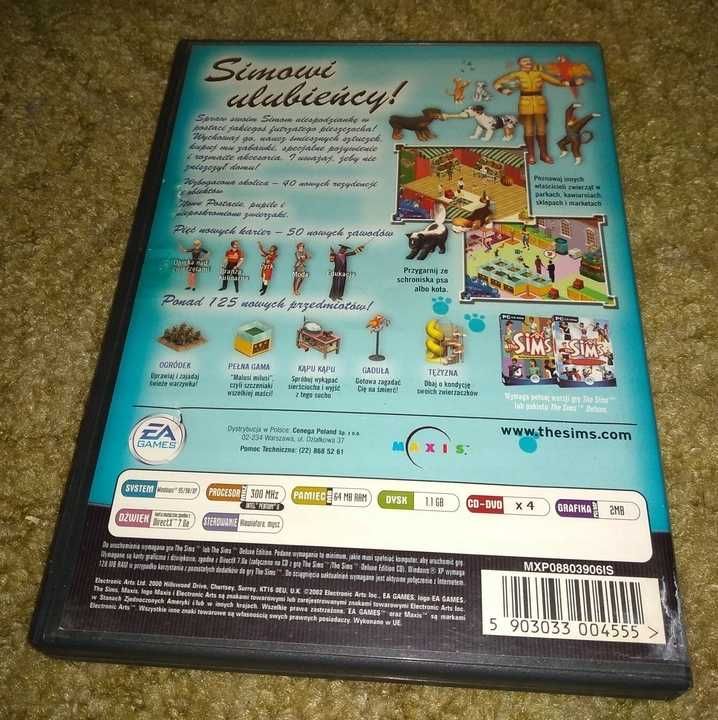 The Sims 1 Zwierzaki / PC / PL / BDB /