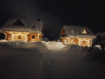 KOŚCIELISKO  Domek z bala 12-osobowy, pokoje, apartamenty