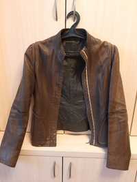 Женский кожаный пиджак/куртка из натуральной кожи