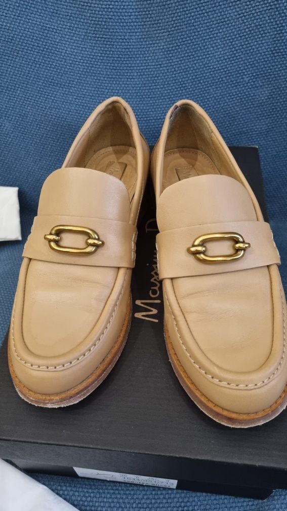 Massimo Dutti Skórzane mokasyny