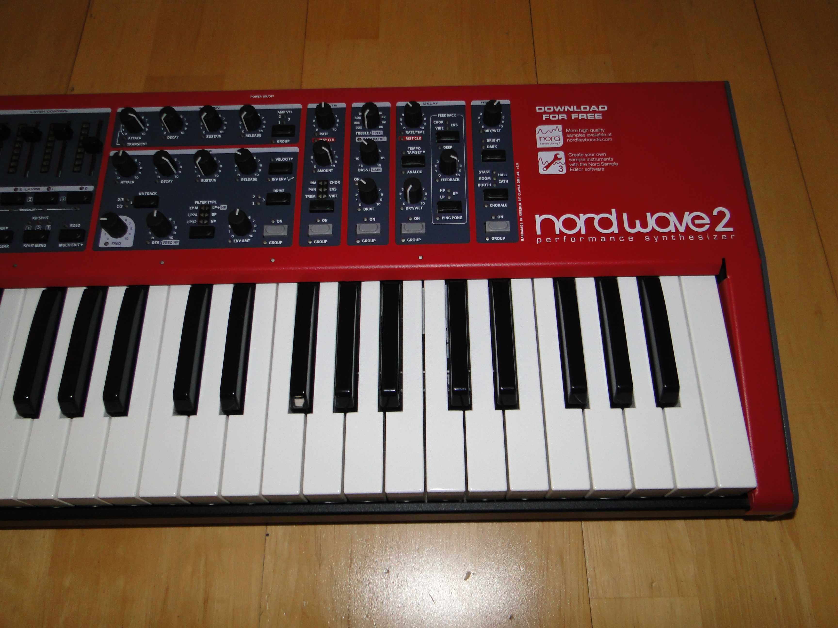 Zawodowy Syntezator Analogowy NORD WAVE 2.Jak Nowy+Futerał.Okazja!!
