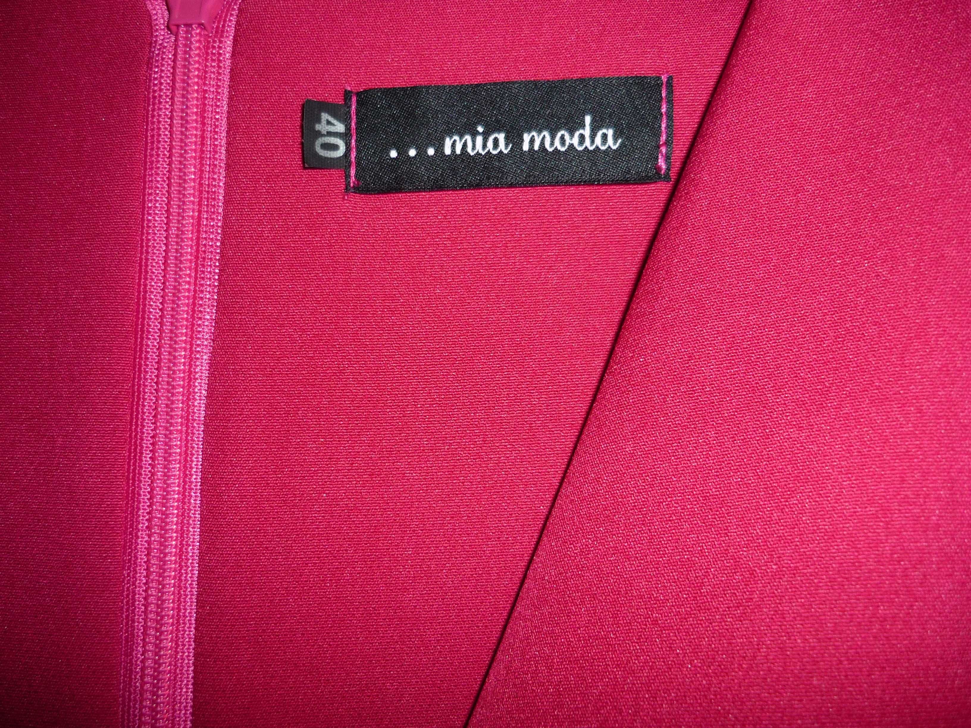 Sukienka kopertowa Mia Moda roz. 40 L Fuksja