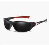 Okulary Sport POLARIZED BLACK - RED+White UV+400