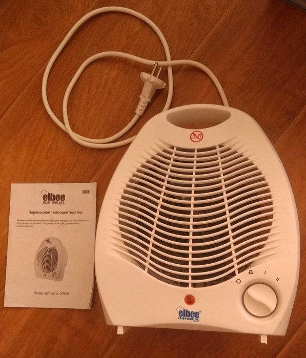 тепловентилятор Англия elbee новый дуйка обогреватель
