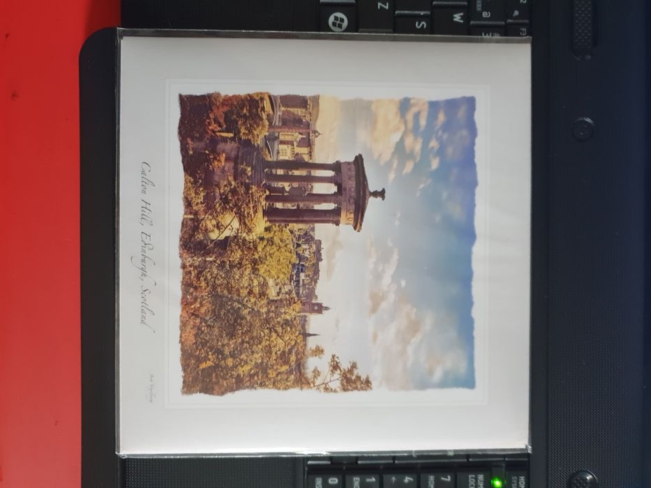 Três (3) Quadros 25x25 Edimburgo Escócia.