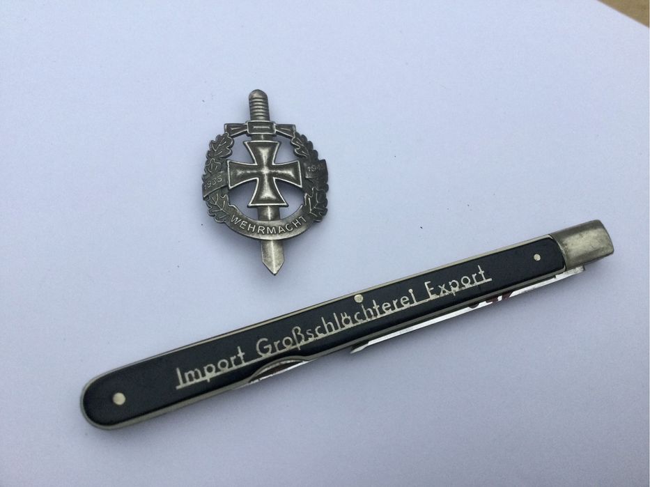 Антикварный немецкий нож-вилка дегустатора, Solingen