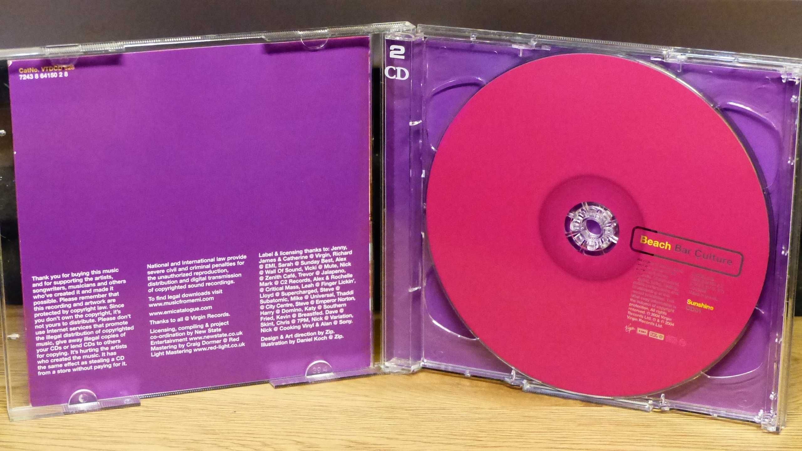 2CD Beach Bar Culture Enigma Air The Orb Massive Attack