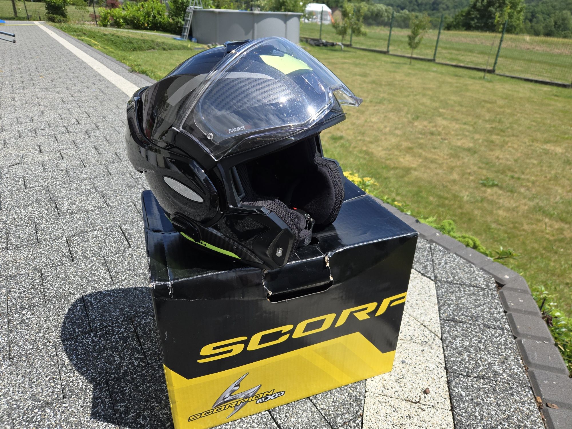 Kask motocyklowy Scorpion Evo tech trap  XXL