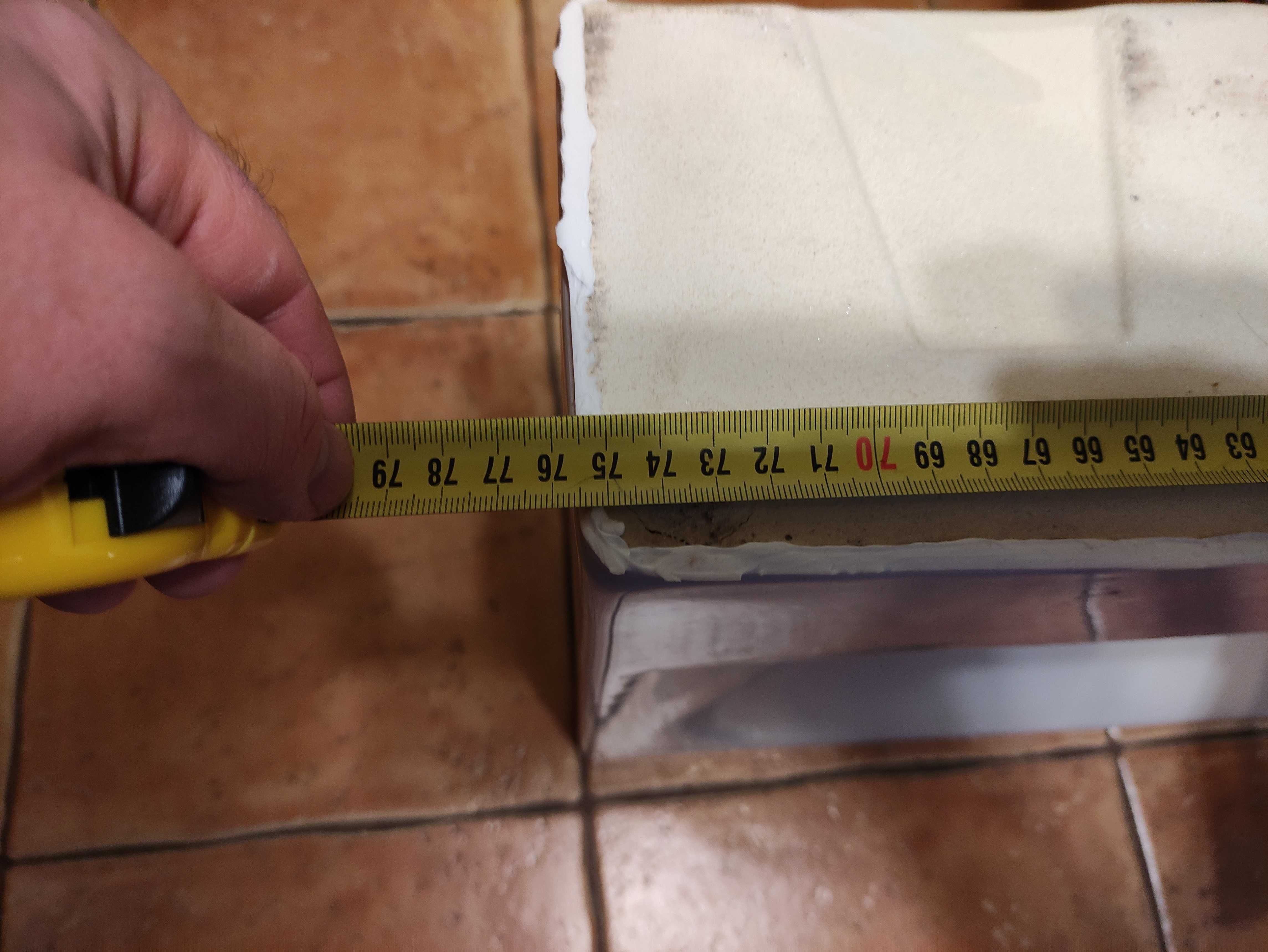 Umywalka nablatowa/ścienna Roca Diverta 75x44 + kran TRES + syfon
