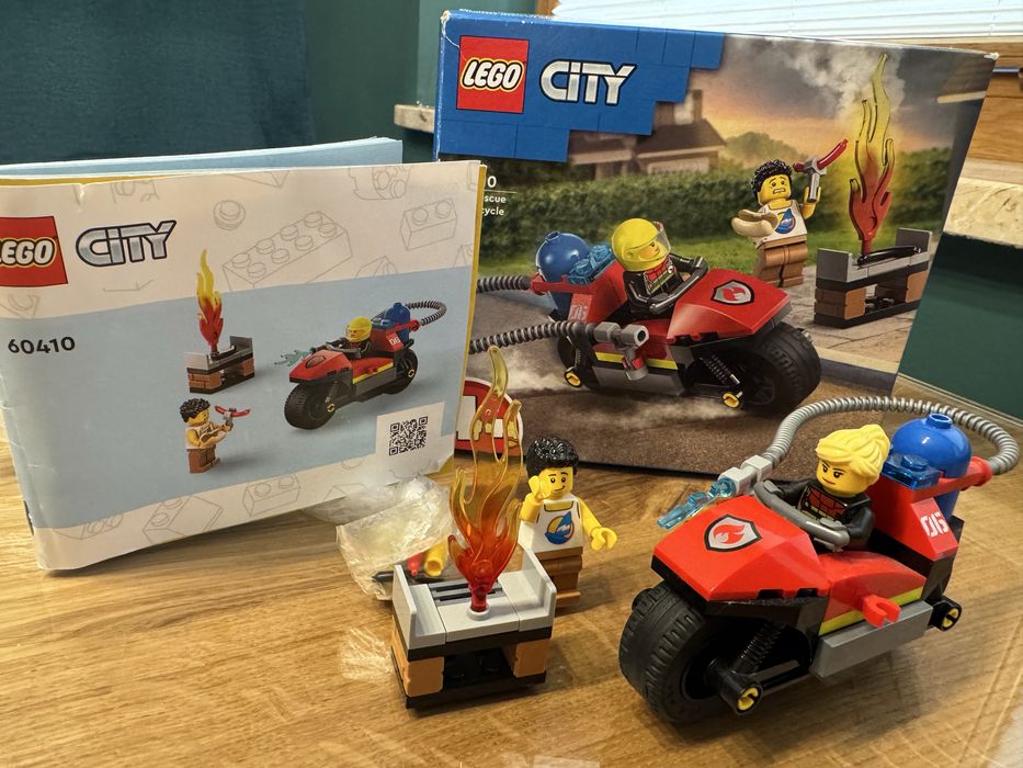 Lego City 60410 strazacki motocykl ratunkowy