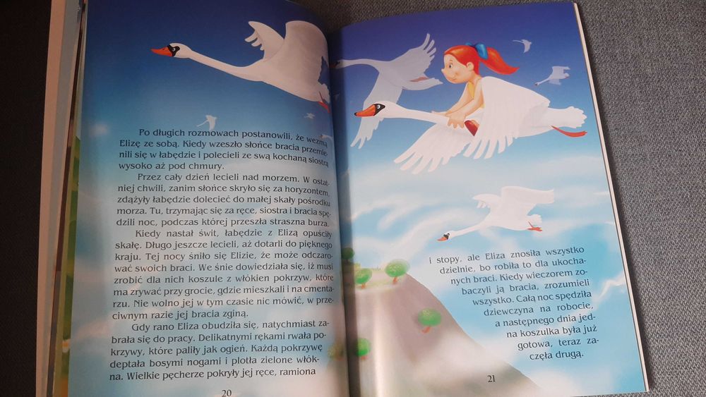 Baśnie Andersen Dziewczynka z zapałkami Dzikie łabędzie Córka puszczy