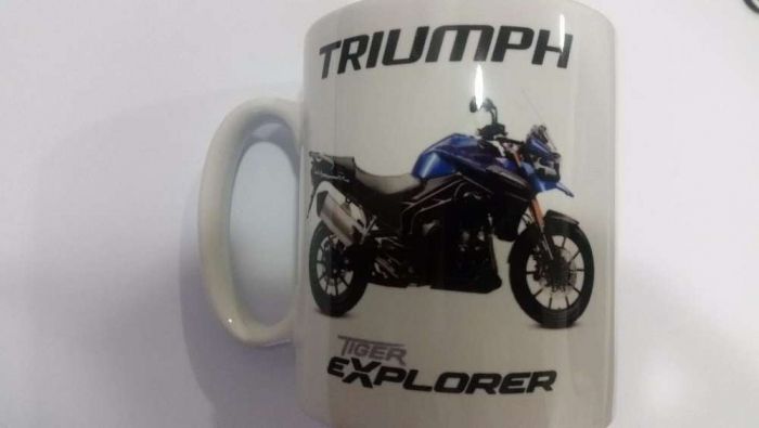 Triumph Tiger Explorer kubek breloczek magnet zestaw prezentów