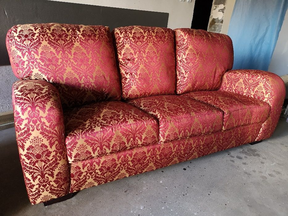 Retro SOFA ART Deco przepiękna !!! 3 osobowa, Wągrowiec