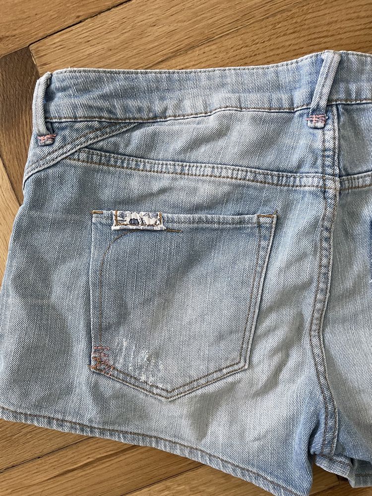 Krótkie spodenki jeansowe 170 H&M