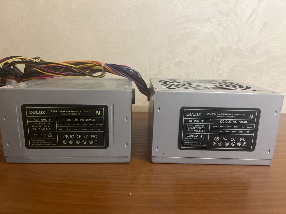 Блоки живлення Delux ATX 350w Коісія ОЛХ включена в ціну
