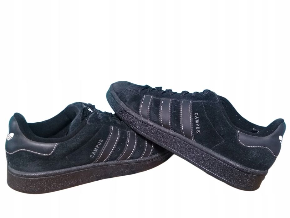 Adidas 44 Buty Męskie Czarne Skórzane Campus Sneakersy T241