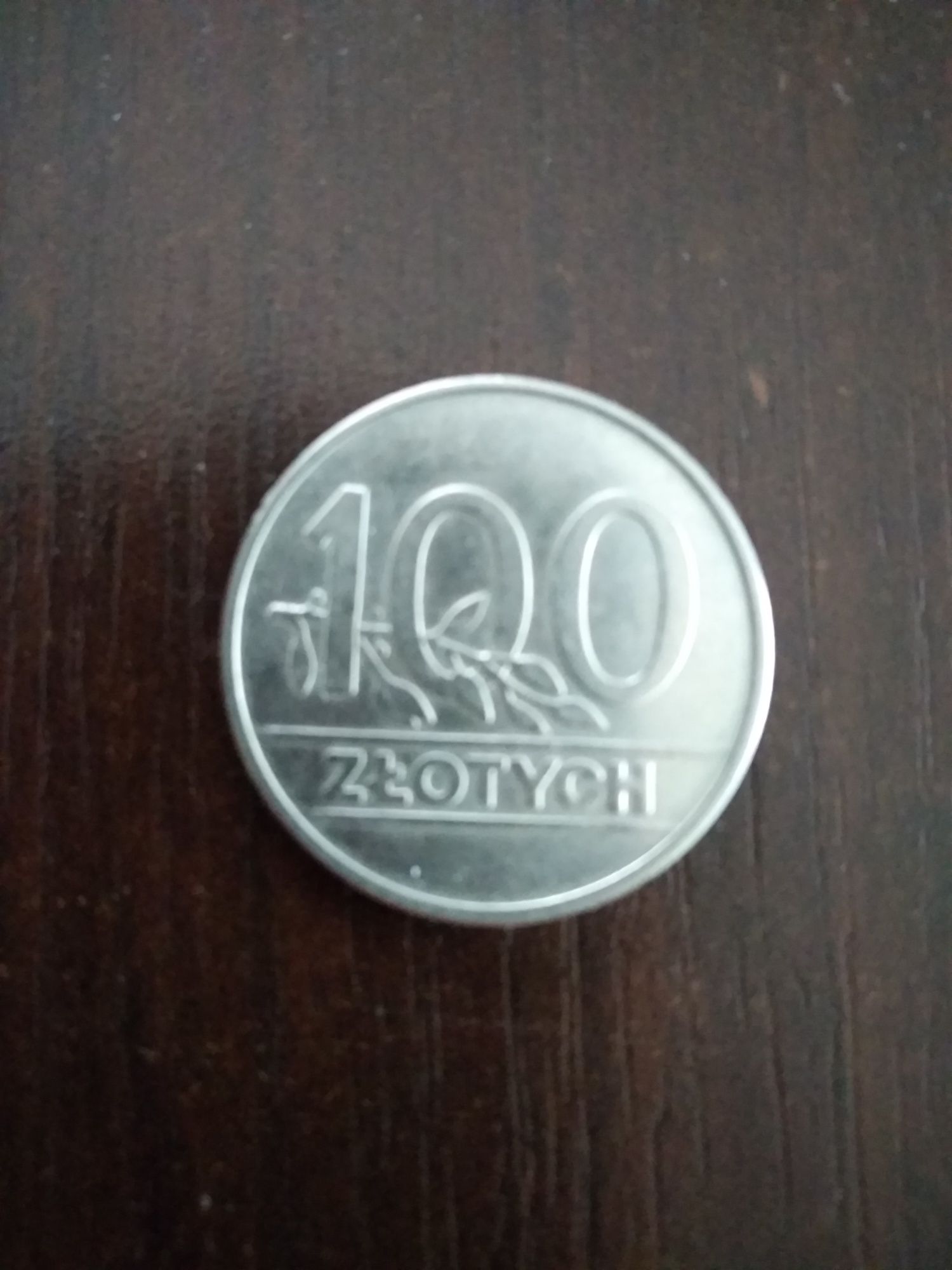 Moneta 100 złoty z 1990r