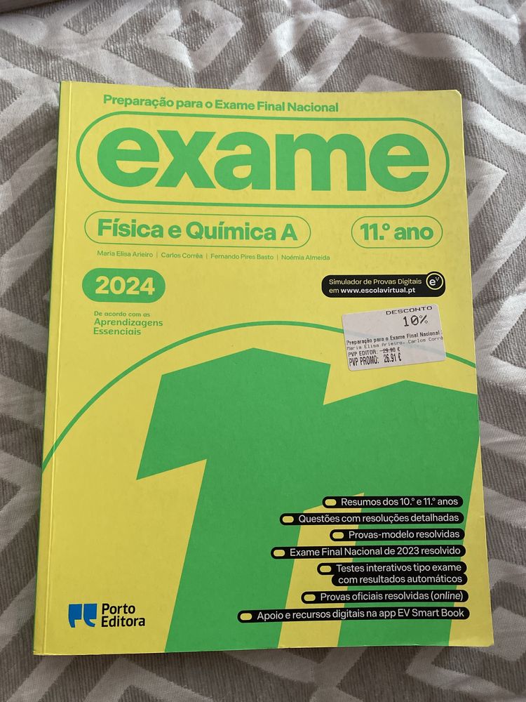 Livro prepara exame FQ