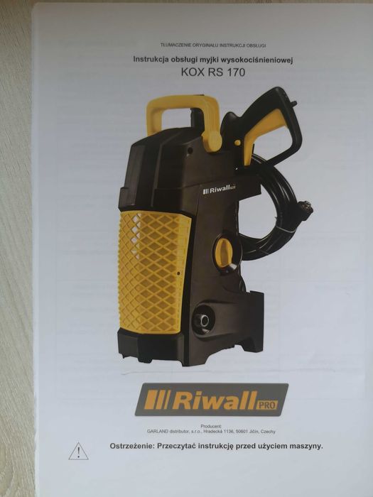 Myjka wysokociśnieniowa KOX RS 170