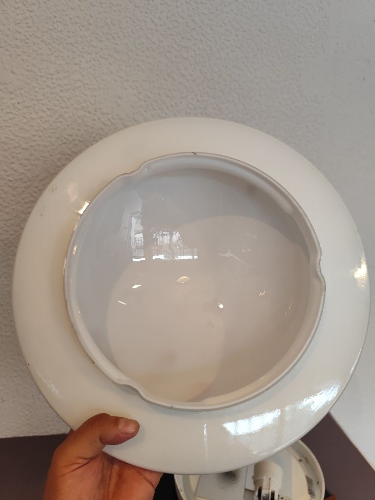 Plafon peill putzler vintage retro prl space age szkło