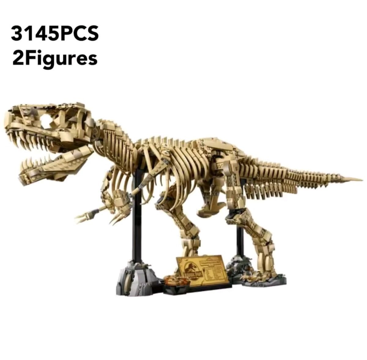 Klocki szkielet dinozaura Tyranozaur na wzór 76968 (nie LEGO)