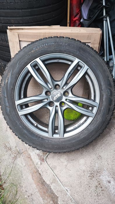 Alufelgi z oponami zimowymi 5x120r18  235/55/18. T5 bmw