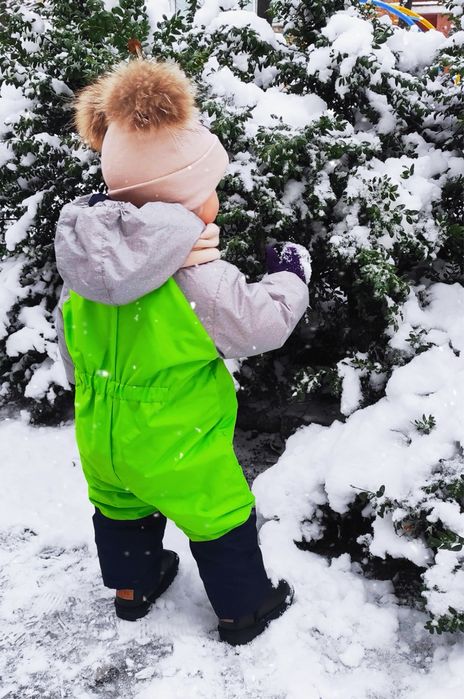 Зимовий дитячий комбінезон/ зимній комбінезон 74-80