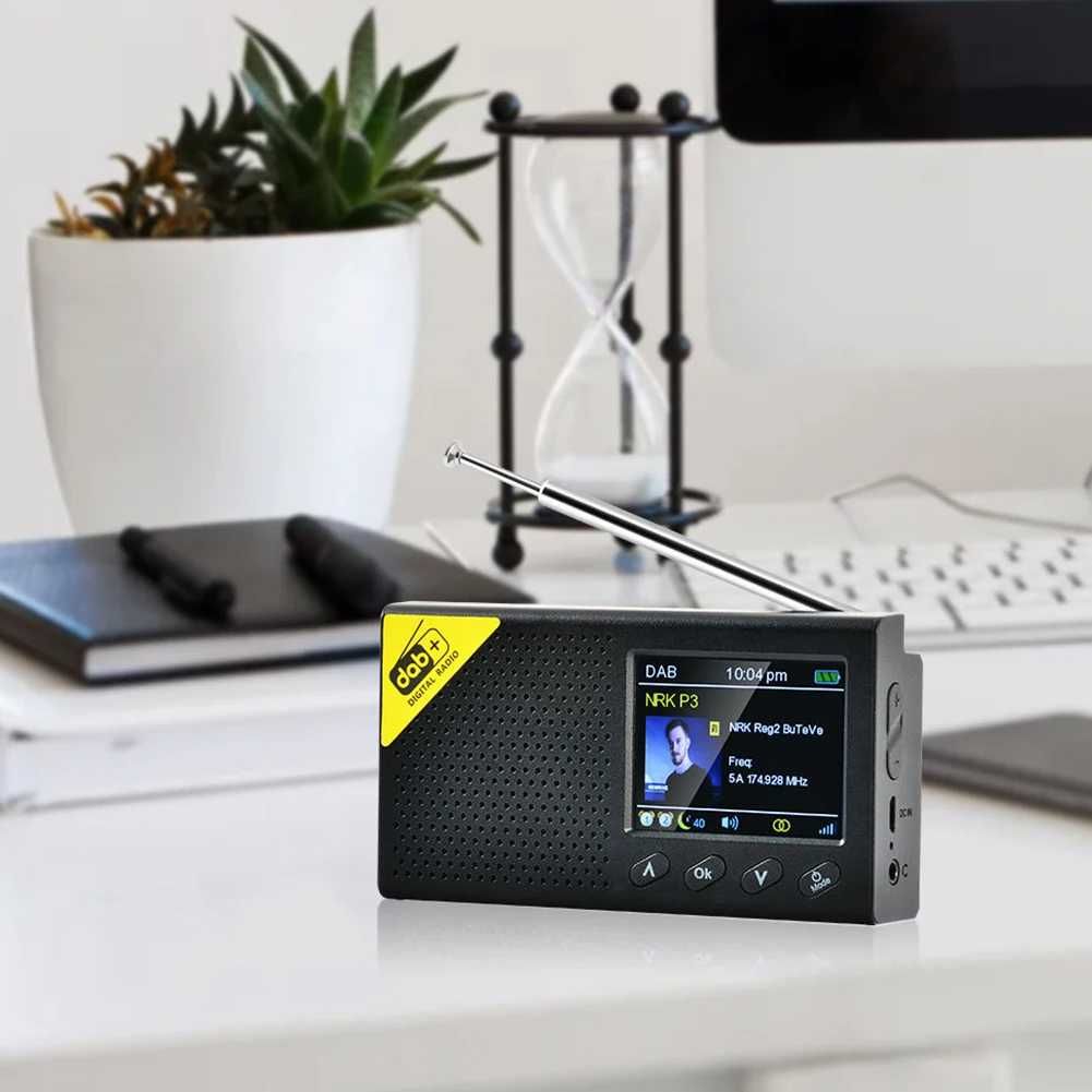 Портативное цифровое радио Bluetooth-совместимый 5.0 DAB / FM