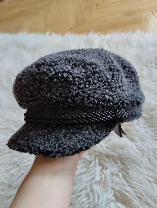 Nowa czapka bosmanka H&M beret kaszkiet z daszkiem berecik