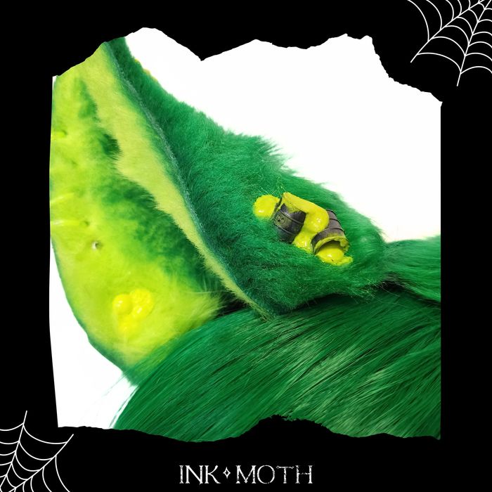 Idealne na Halloween/cosplay/przebranie ręcznie robione uszy na opasce