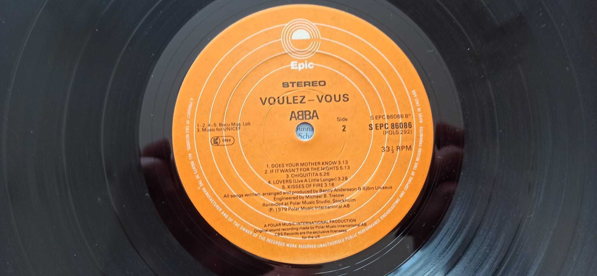 ABBA – Voulez-Vous (LP, Epic, 1979, z wkładką, stan idealny)