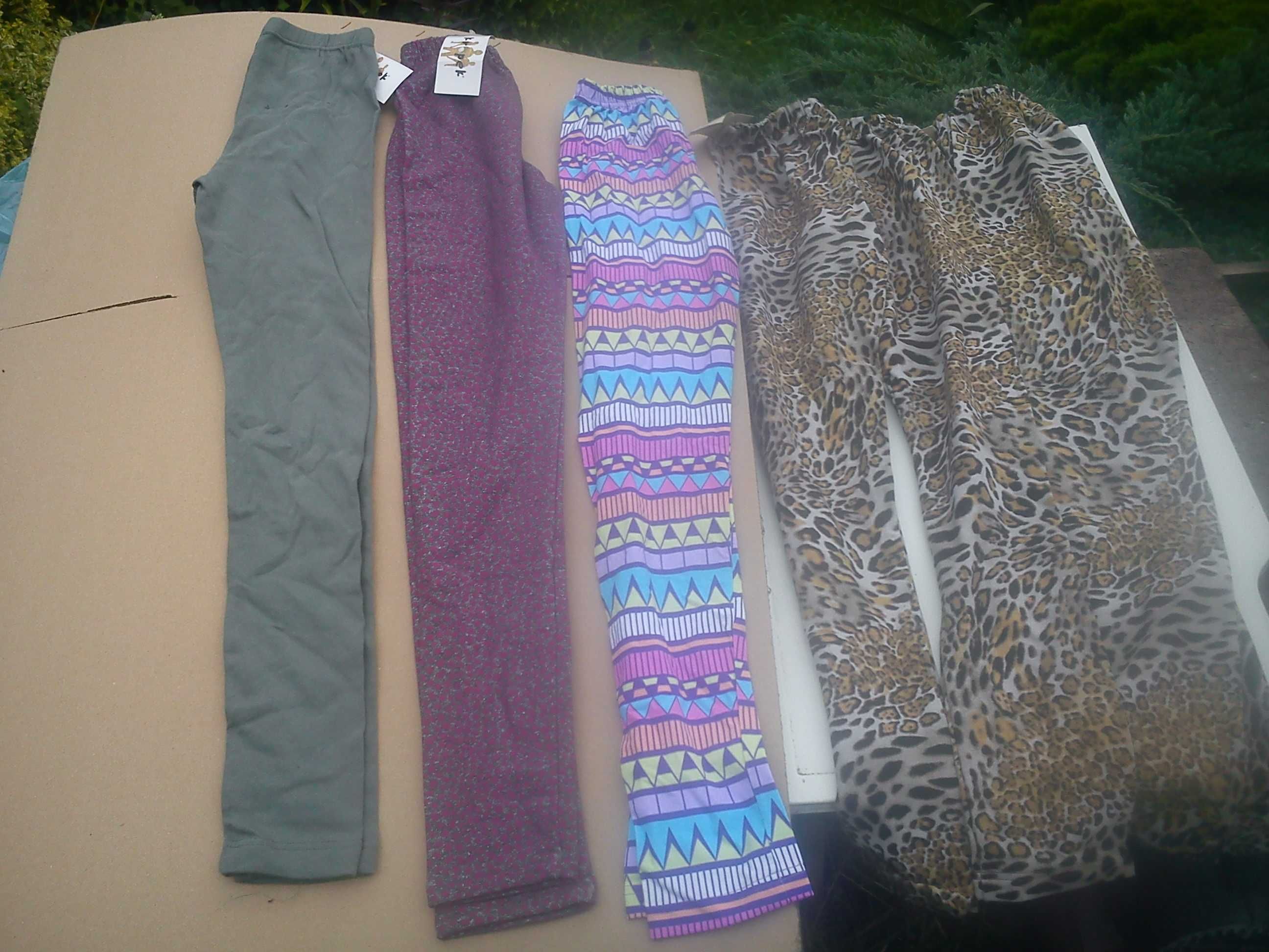 Spodnie dresowe, legginsy, ubrania 158 bawełna