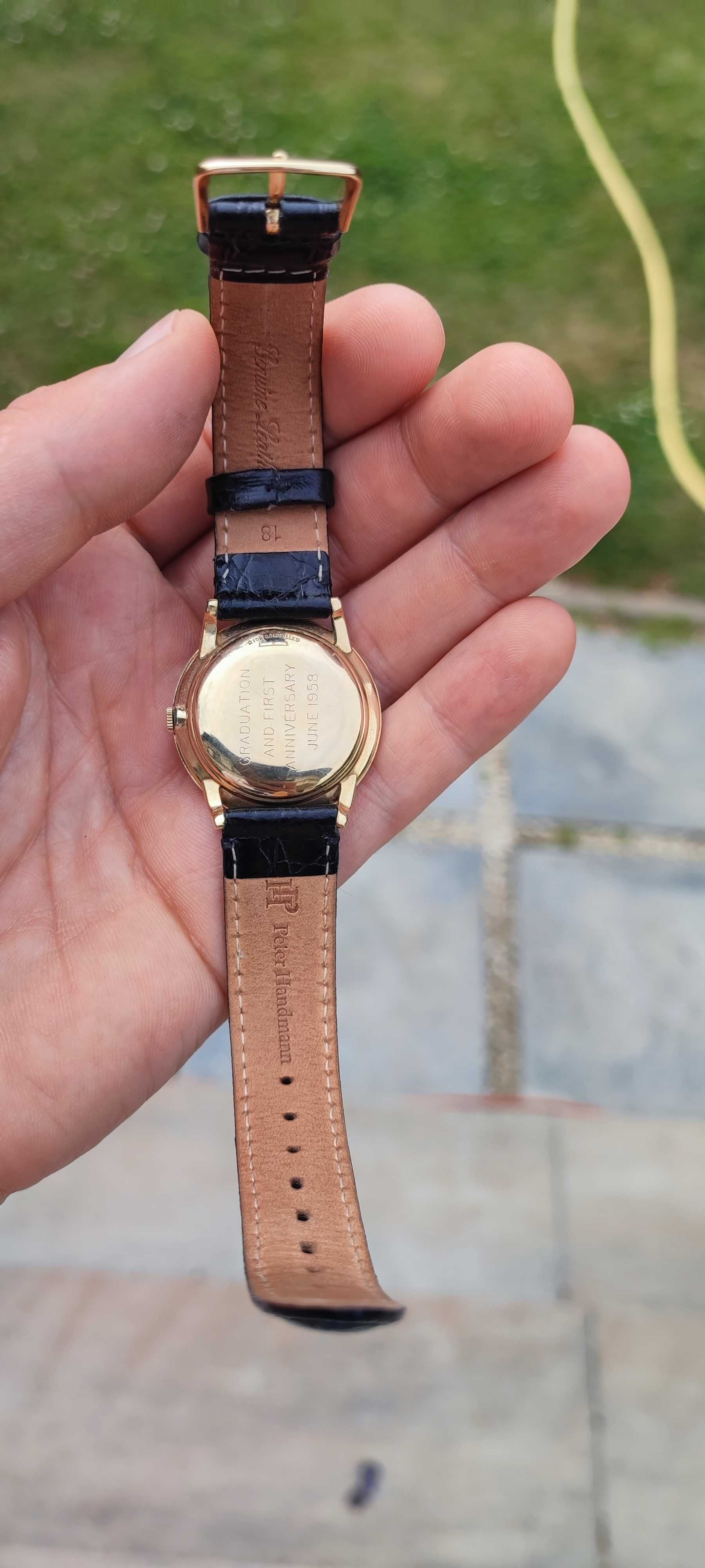 [Obniżka !!!] Zegarek automatyczny vintage Longines 10k gold filled