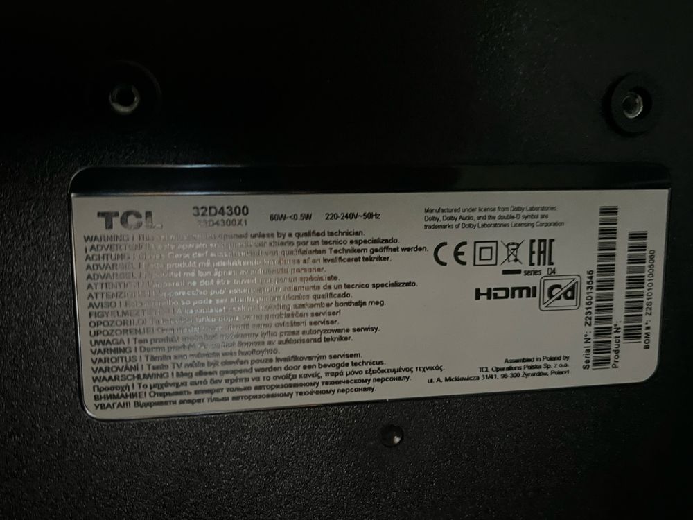 Televisao TCL 32”