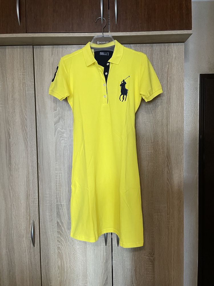 Sukienka damska Ralph Lauren żółta rozmiar XXL