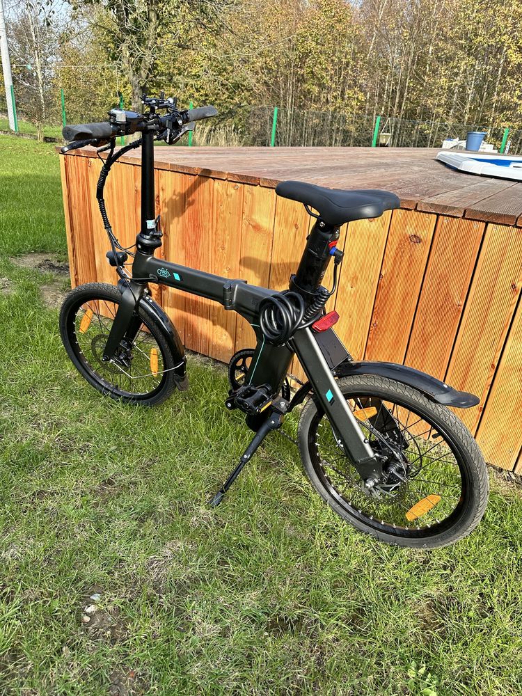 Rower elektryczny Fiido d21 składany, Silnik 250W, Bateria 36V 11,6Ah