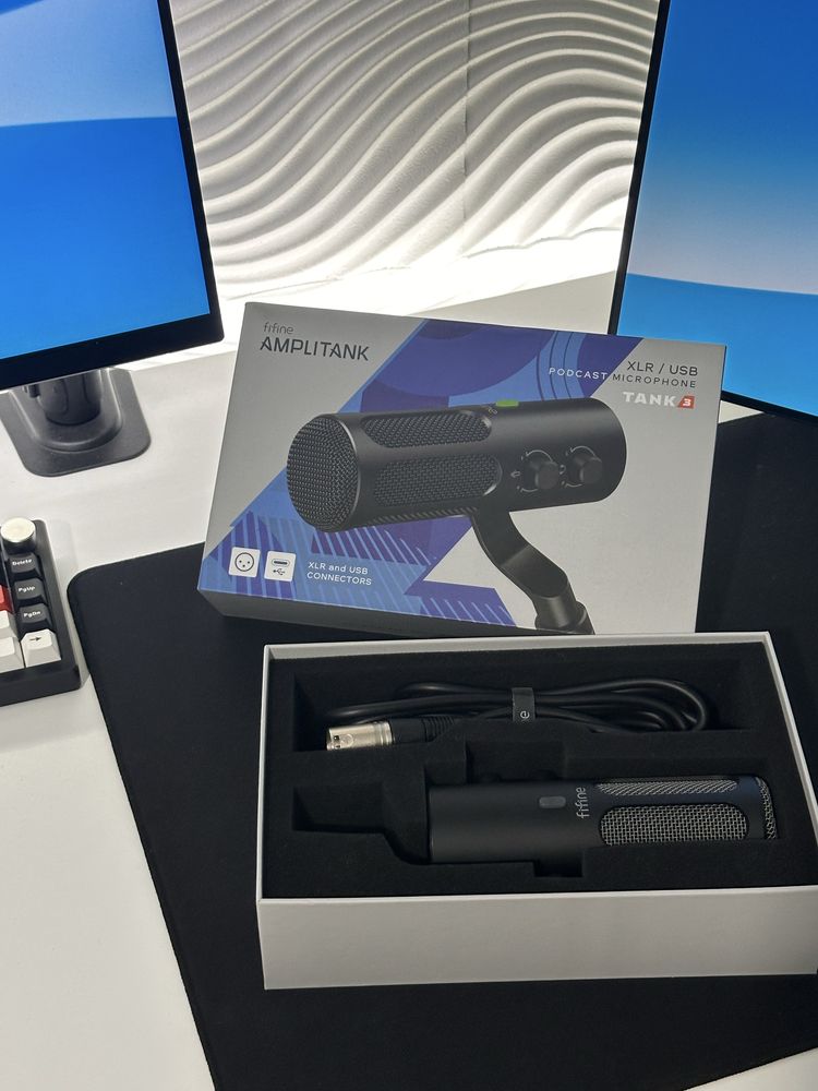 Микрофон fifine tank 3 , XLR k688 am8 , либо maono pd200x pd100x