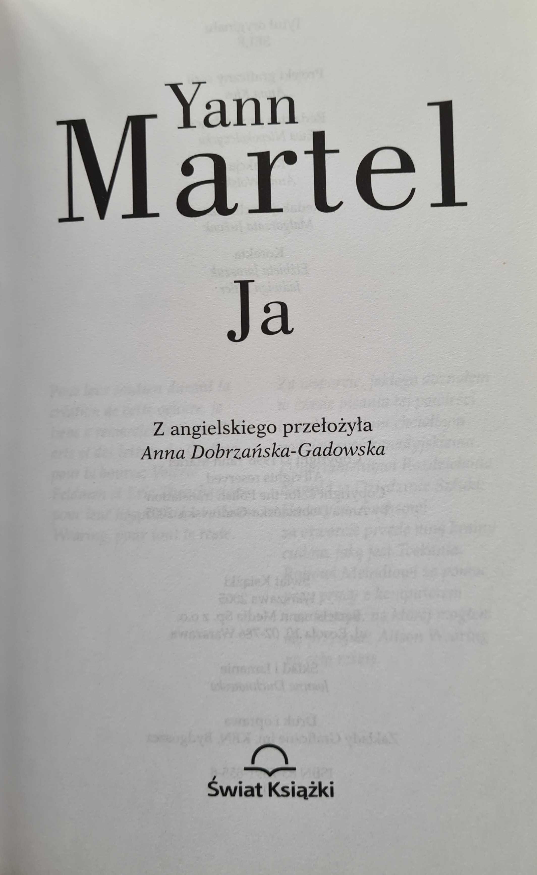 Książka: "Ja" Yann Martel
