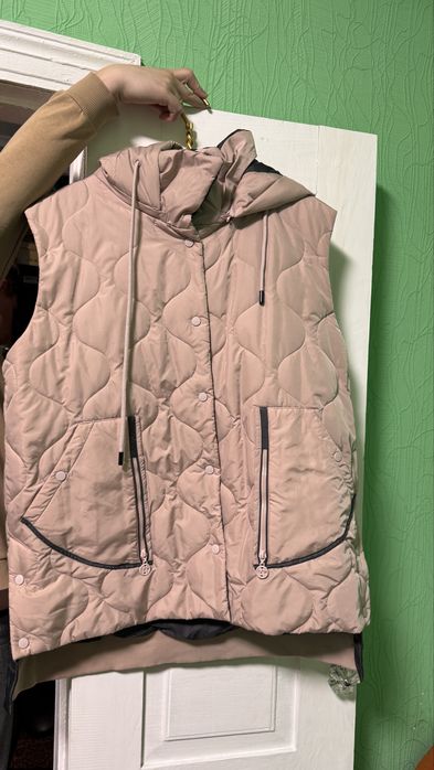 Жилет з капюшоно на осінь/весну, Xxl