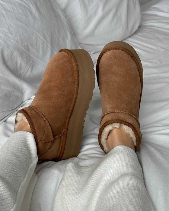 Угги/Угг/Уггі/Уги/Угі/UGG Australia Ultra Mini Platform 5 см Chestnut