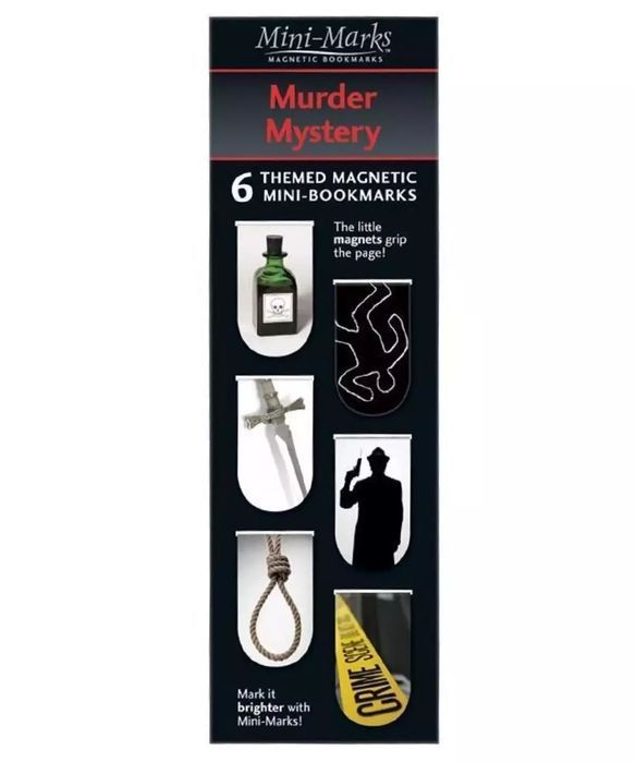 Zakładki magnetyczne. Murder Mystery (6 sztuk). IF