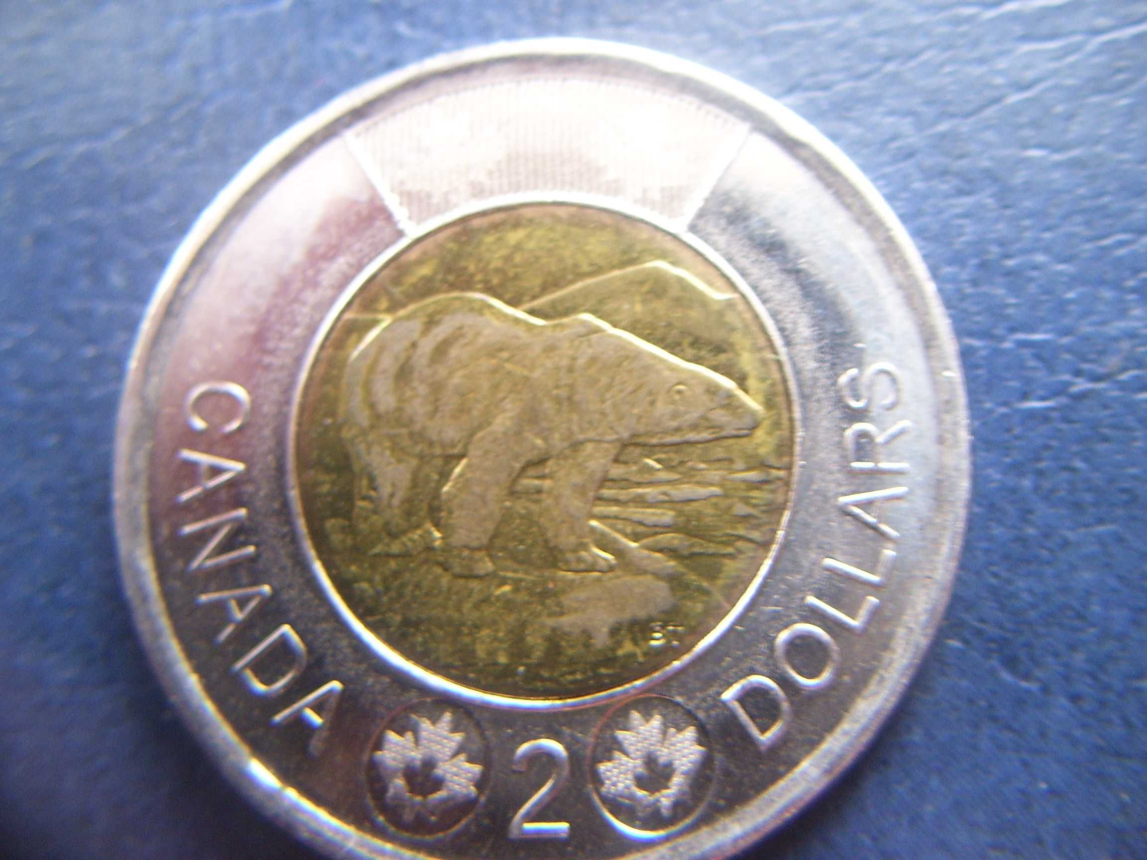 Stare monety 2 dolary 2012 Kanada