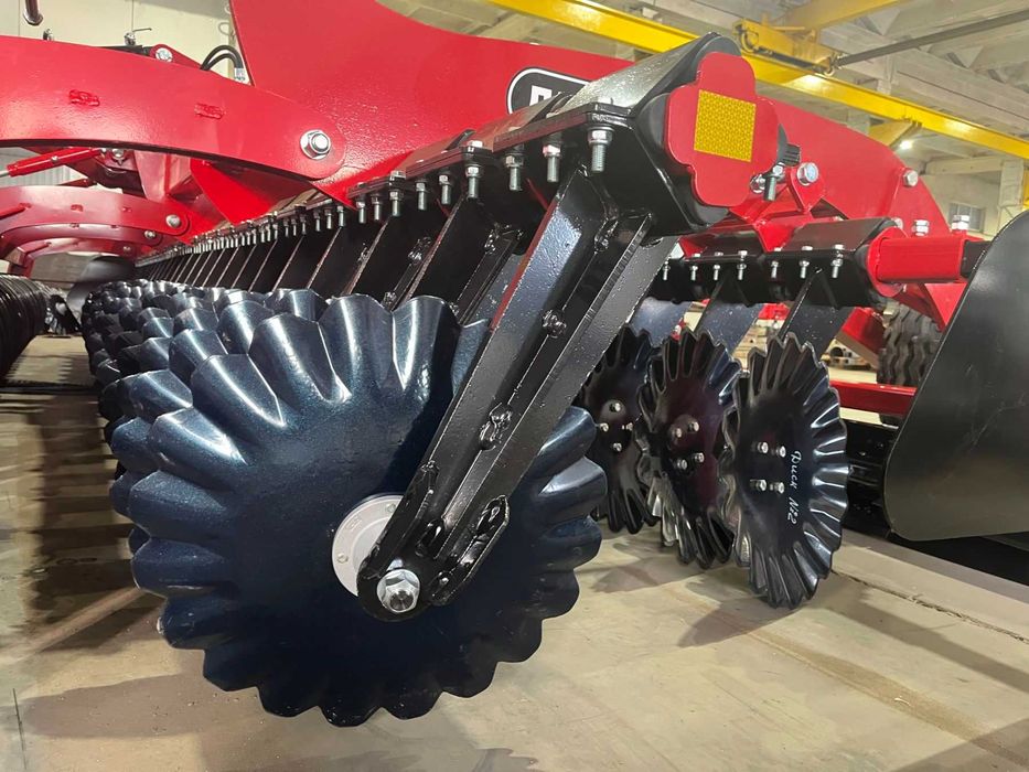 Лущильник дисковий причіпний 6,0 м демпфер диск хвилястий коток STS